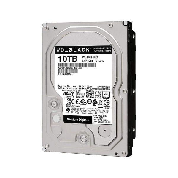 Western Digital 10TB WD Black Performance Internal Hard Drive HDD