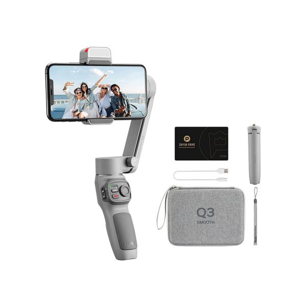 Zhiyun Smooth Q3 Combo, 3-Axis Gimbal Stabilizer for Smartphone